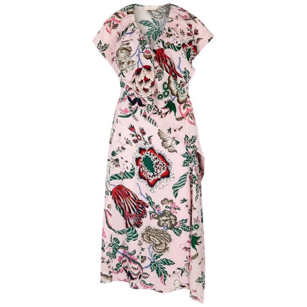 Tory Burch Adelia Floral Wrap Dress XS - Picture 7 of 16
